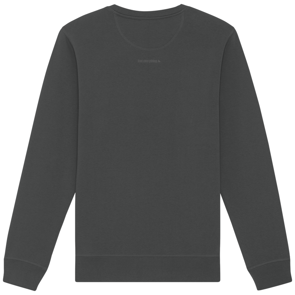 |   quiet depth. / feel everything.   |   Minimalist Statement Sweater   |   Unisex