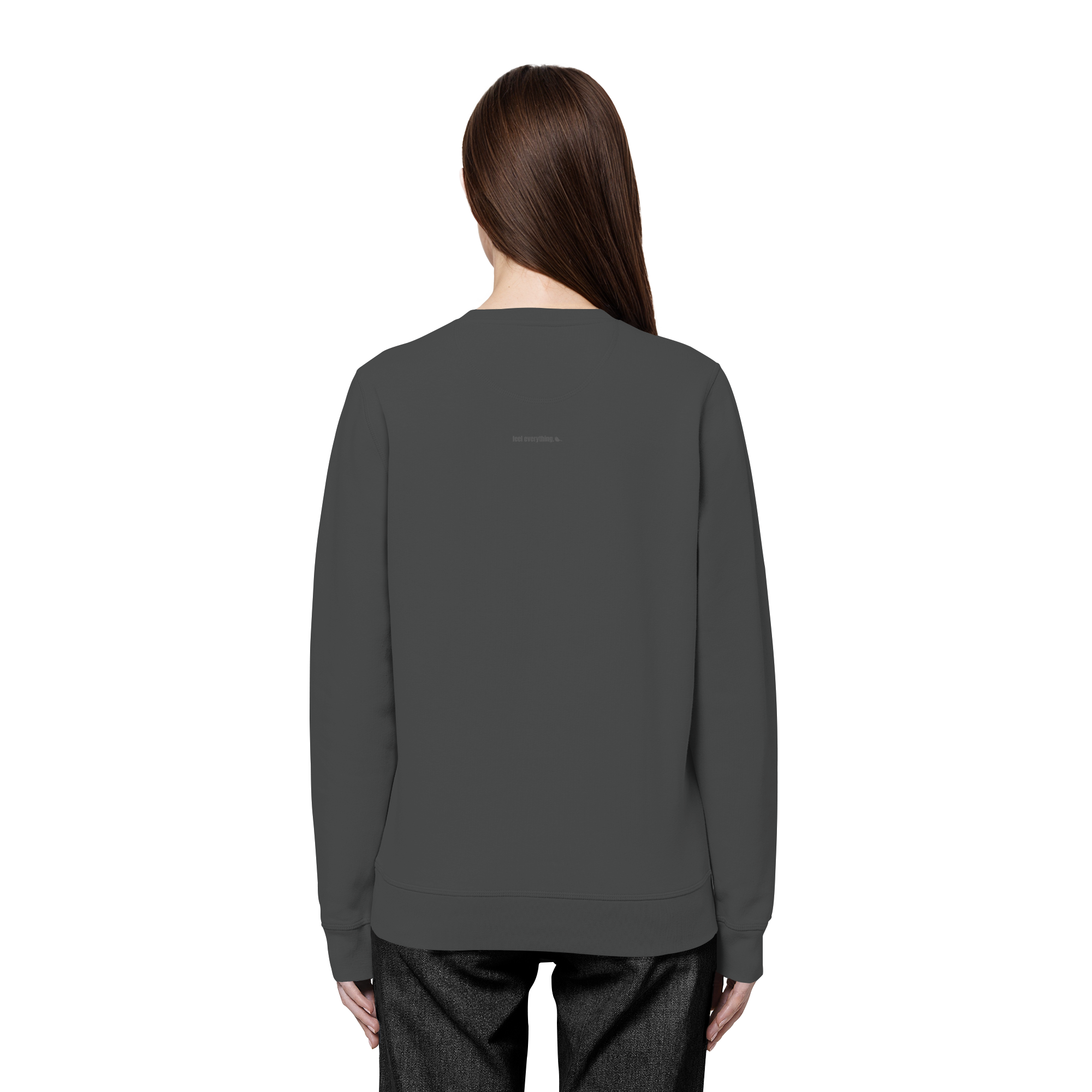 |   quiet depth. / feel everything.   |   Minimalist Statement Sweater   |   Unisex