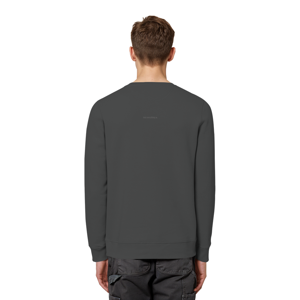 |   quiet depth. / feel everything.   |   Minimalist Statement Sweater   |   Unisex