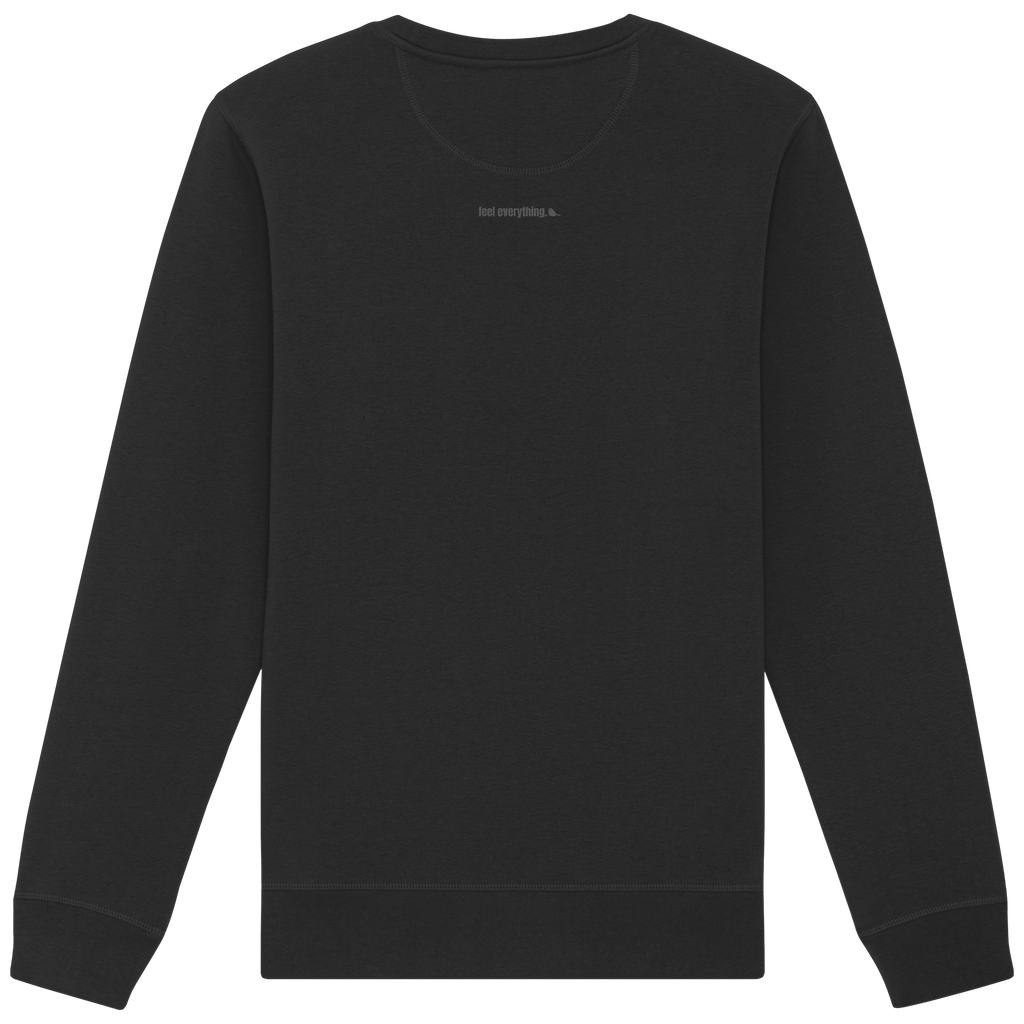 |   quiet depth. / feel everything.   |   Minimalist Statement Sweater   |   Unisex