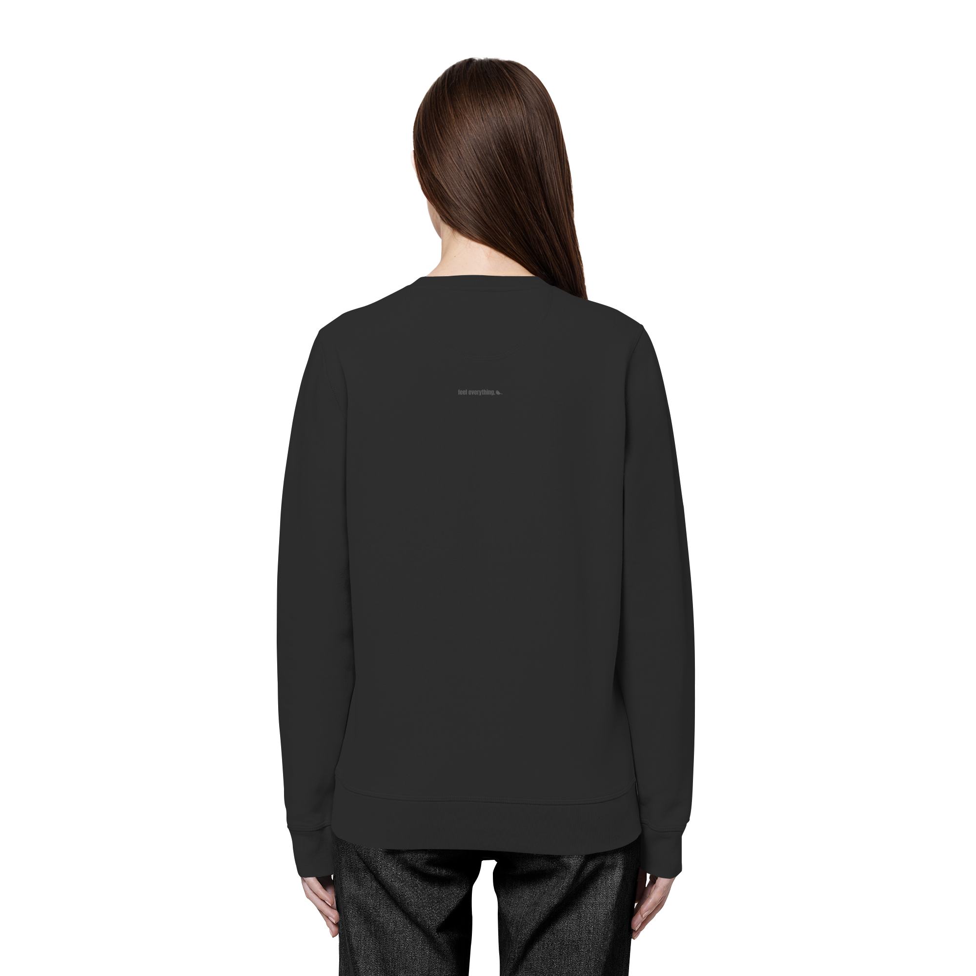 |   quiet depth. / feel everything.   |   Minimalist Statement Sweater   |   Unisex