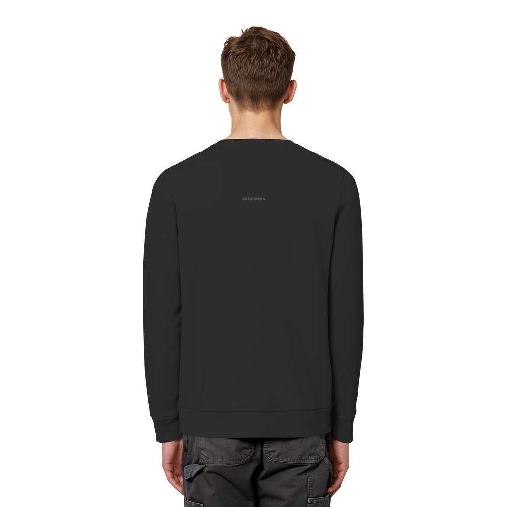 |   quiet depth. / feel everything.   |   Minimalist Statement Sweater   |   Unisex