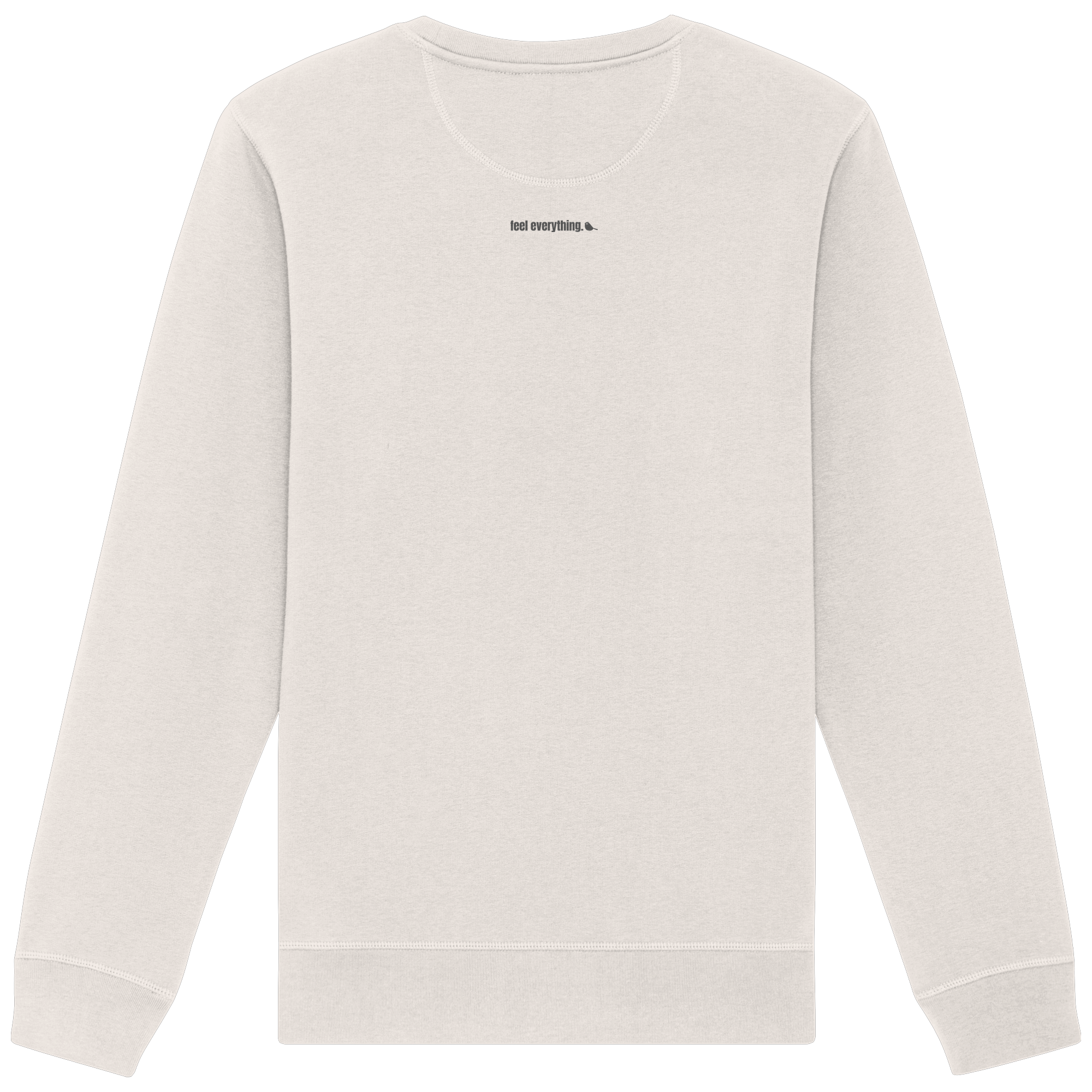 |   quiet depth. / feel everything.   |   Minimalist Statement Sweater   |   Unisex