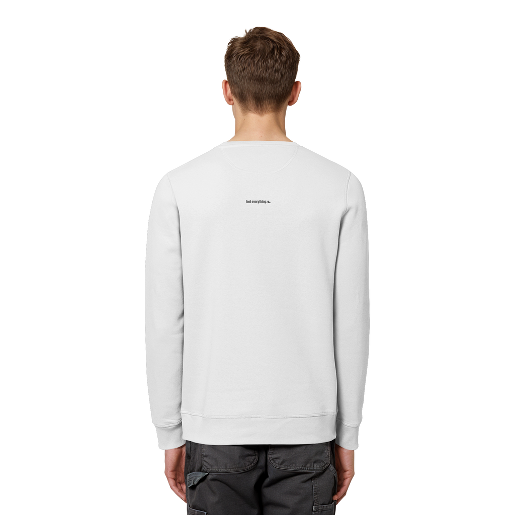 |   quiet depth. / feel everything.   |   Minimalist Statement Sweater   |   Unisex