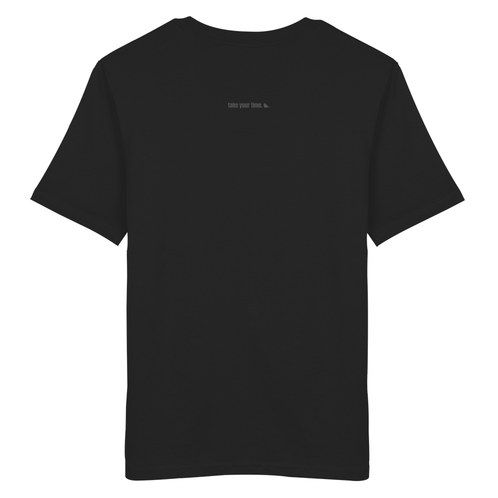 |  becoming. / take your time.  |  Minimalist Statement T-Shirt  |  Unisex