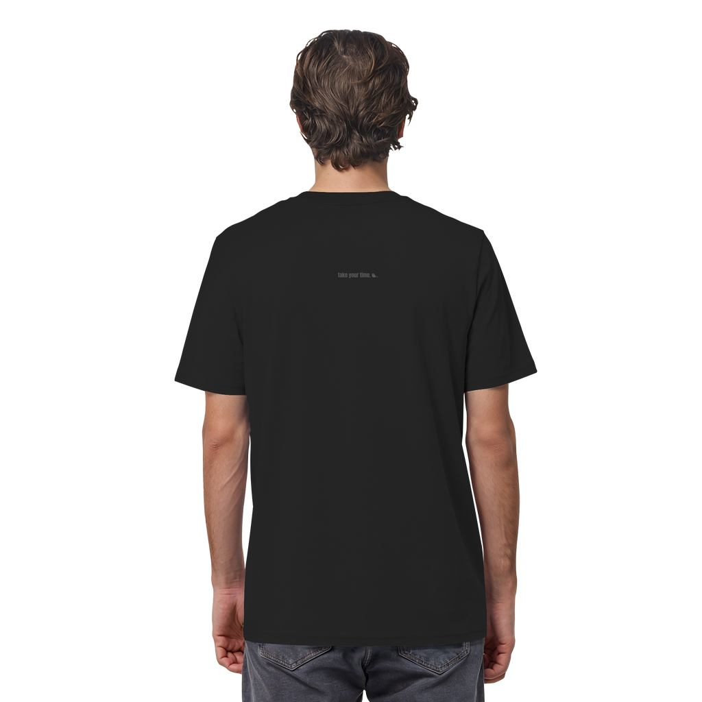 |  becoming. / take your time.  |  Minimalist Statement T-Shirt  |  Unisex
