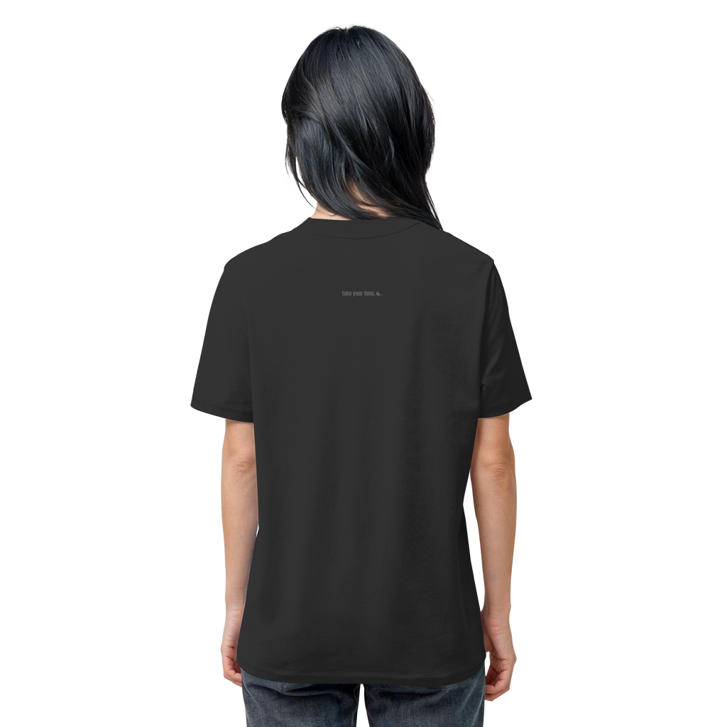 |  becoming. / take your time.  |  Minimalist Statement T-Shirt  |  Unisex
