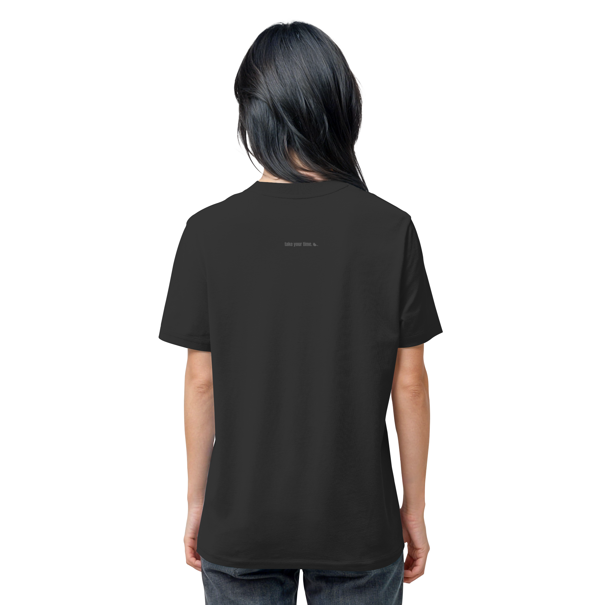 |  becoming. / take your time.  |  Minimalist Statement T-Shirt  |  Unisex