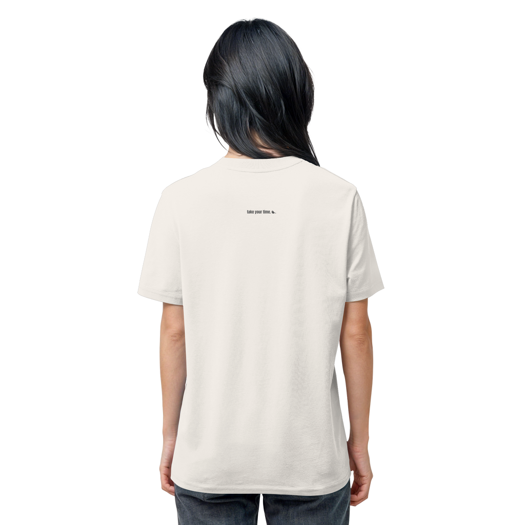 |  becoming. / take your time.  |  Minimalist Statement T-Shirt  |  Unisex