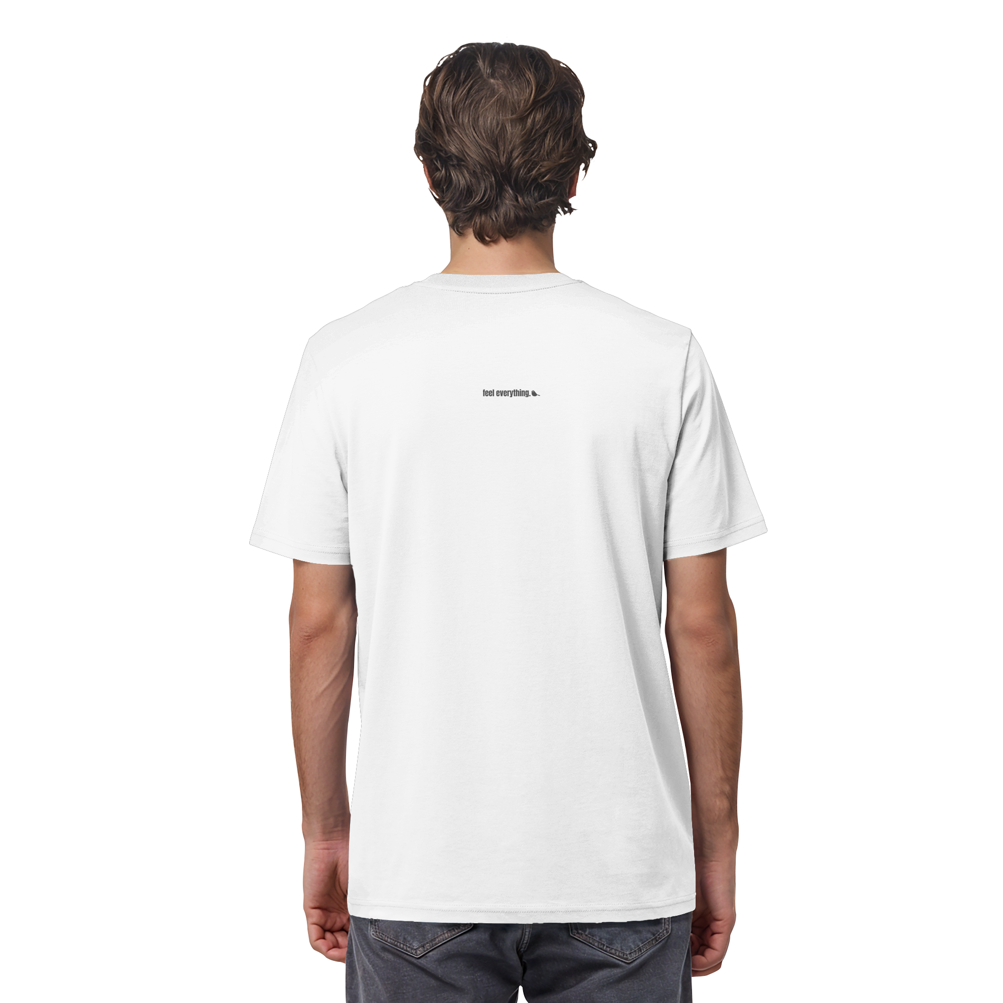 |   quiet depth. / feel everything.   |   Minimalist Statement Shirt   |   Unisex