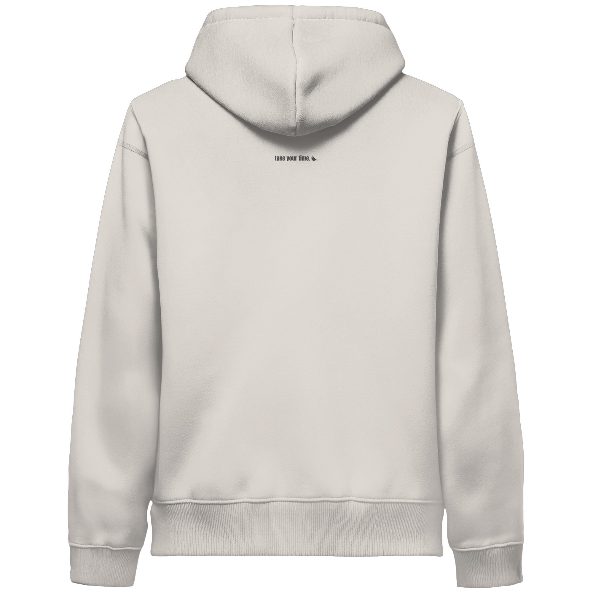 | becoming. / take your time. | Minimalist Statement Hoodie  | Unisex