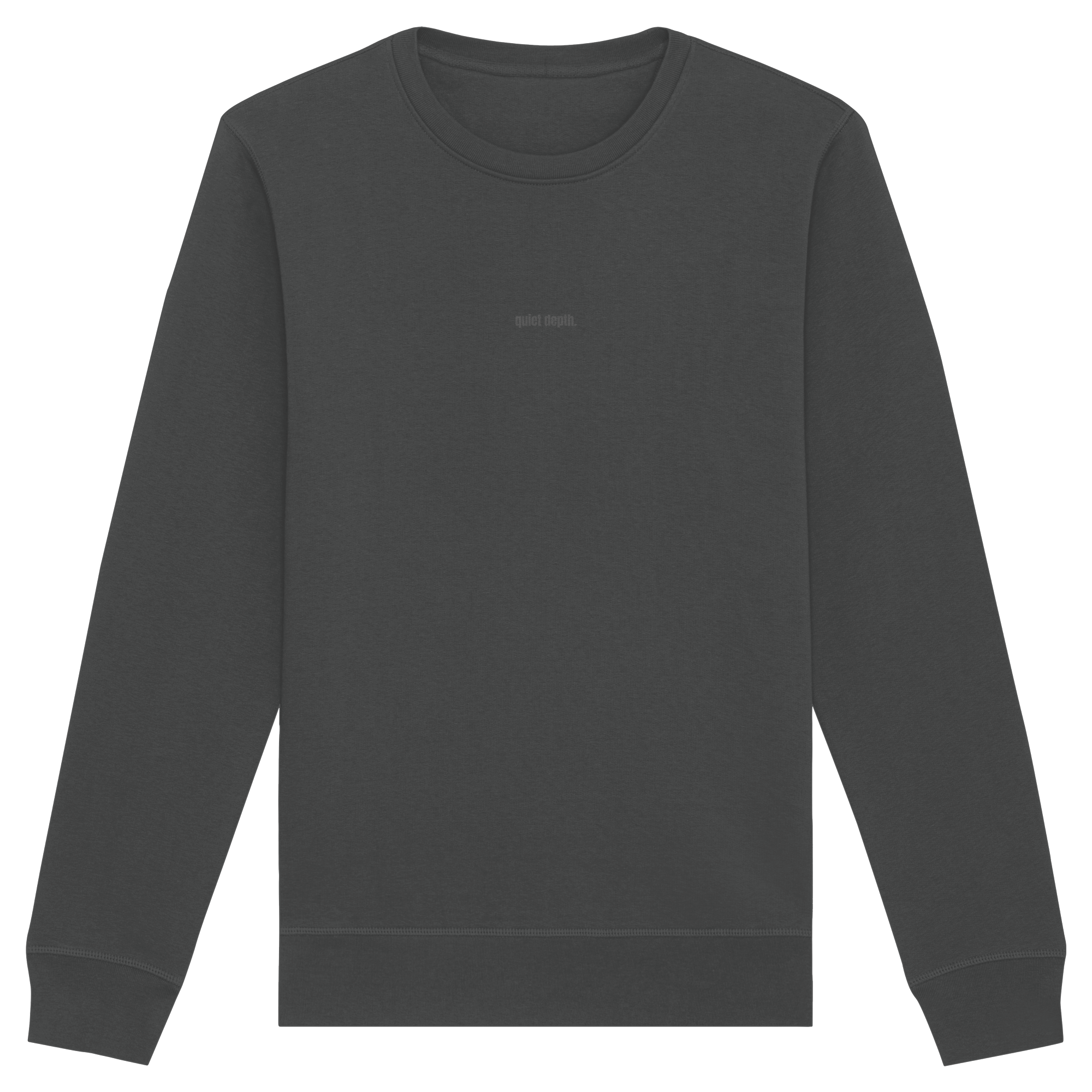 |   quiet depth. / feel everything.   |   Minimalist Statement Sweater   |   Unisex