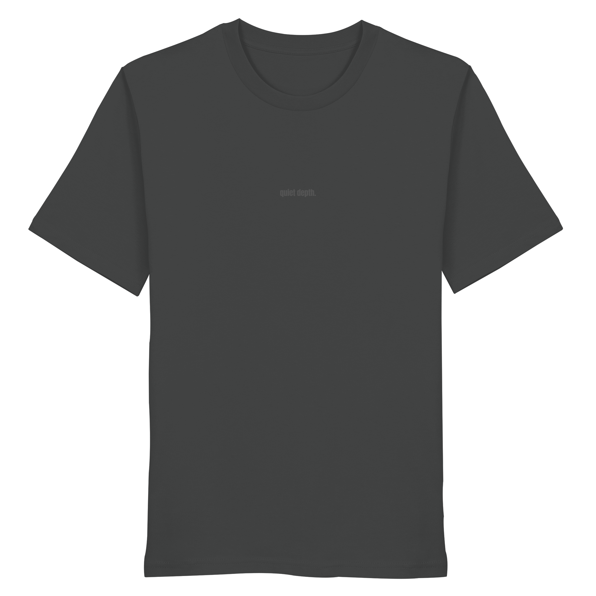 |   quiet depth. / feel everything.   |   Minimalist Statement Shirt   |   Unisex