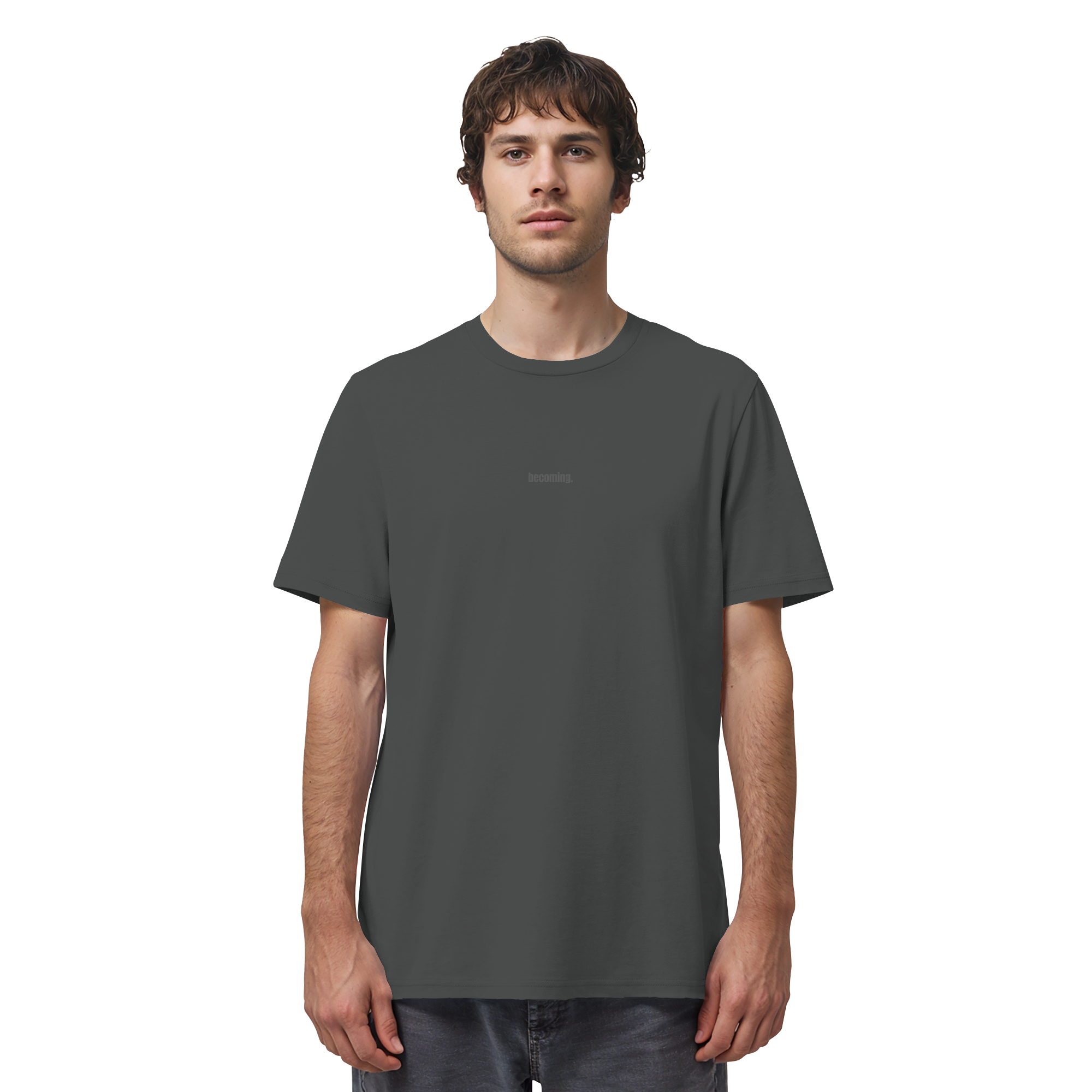 |  becoming. / take your time.  |  Minimalist Statement T-Shirt  |  Unisex