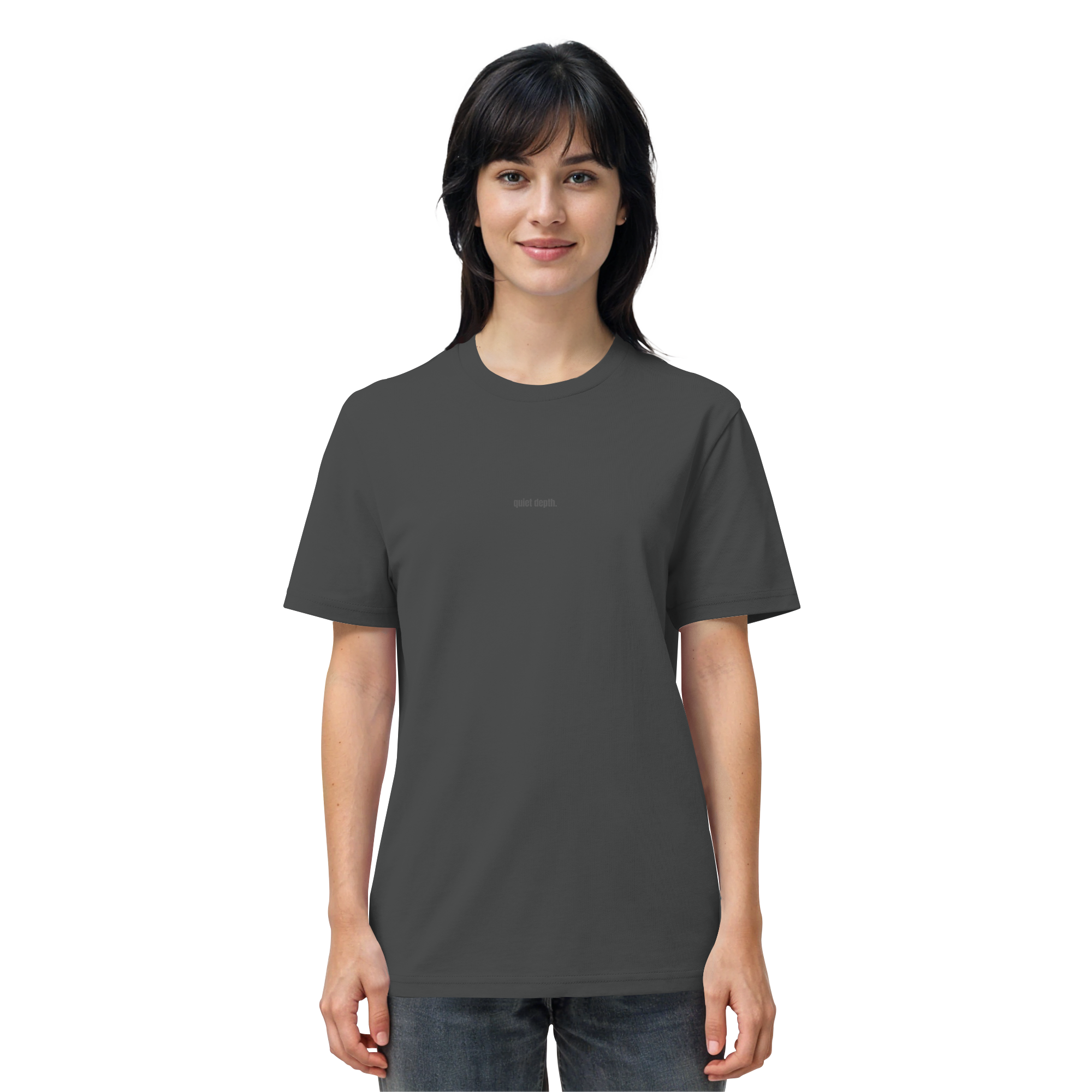 |   quiet depth. / feel everything.   |   Minimalist Statement Shirt   |   Unisex