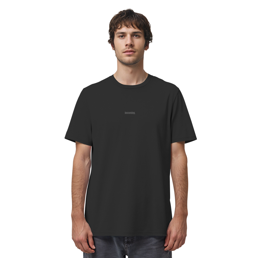 |  becoming. / take your time.  |  Minimalist Statement T-Shirt  |  Unisex