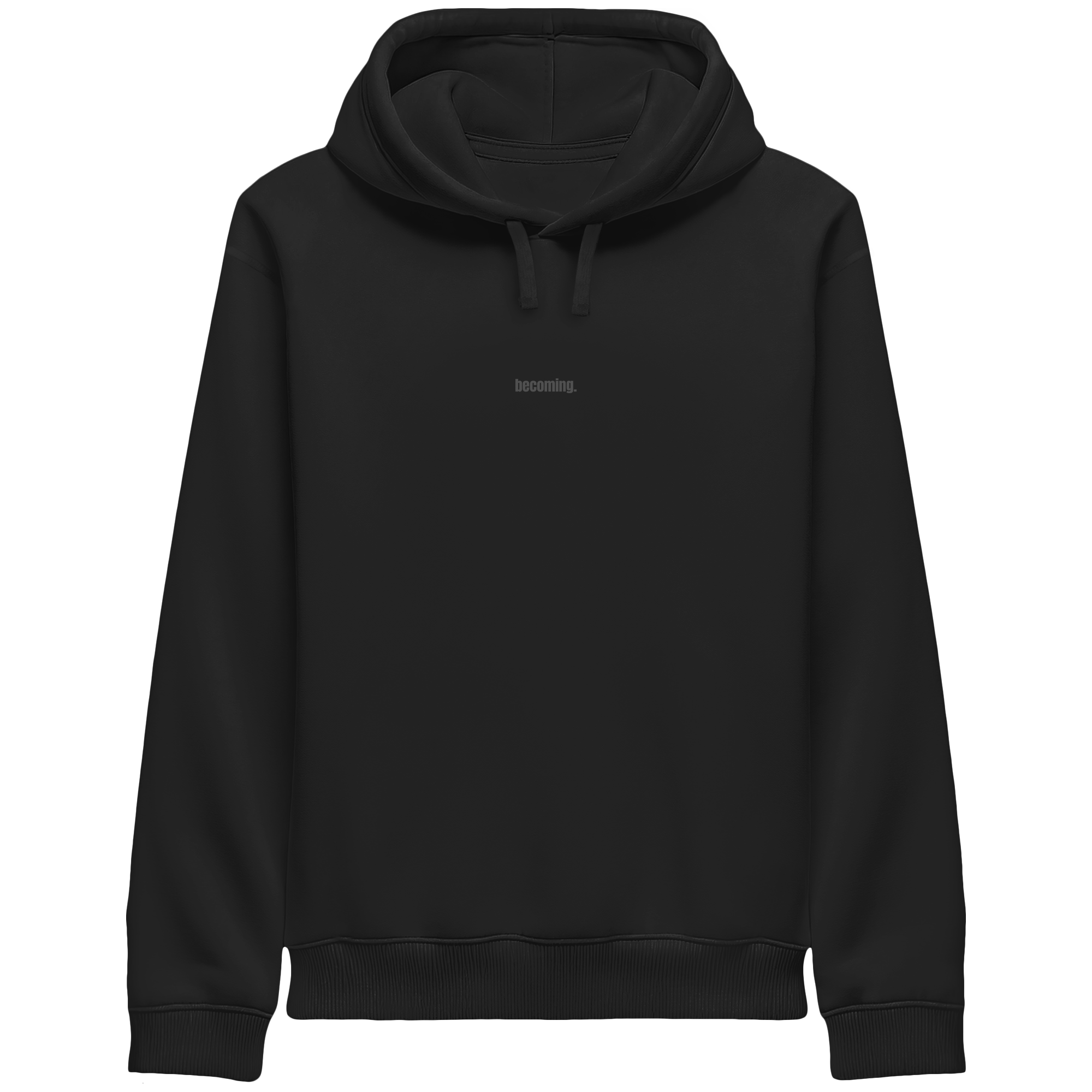 | becoming. / take your time. | Minimalist Statement Hoodie  | Unisex